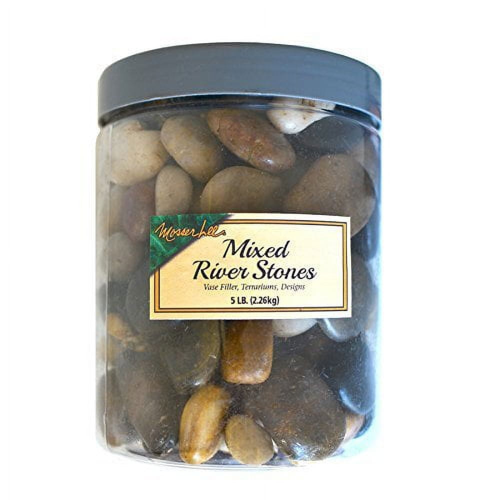 Ml2163 River Stones Soil Cover Mixed- Pack Of 8