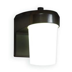 Fe1450lpc Outdoor Integrated Led Dusk To Dawn Area Light Jelly Jar- 5000k, Bronze