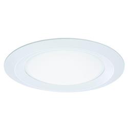 Re-5150wh 5 In. Recessed Lighting Self Flanged Shower Trim With Frosted Glass Lens - White