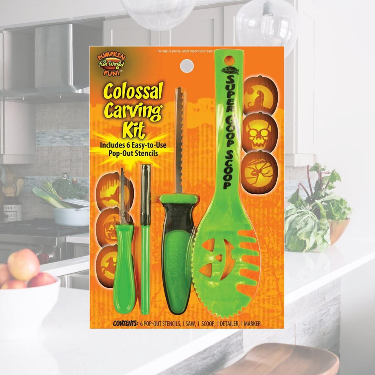 Picture of Pumpkin Pro 94689PDQ Colossal Pumpkin Carving Kit- pack of 12