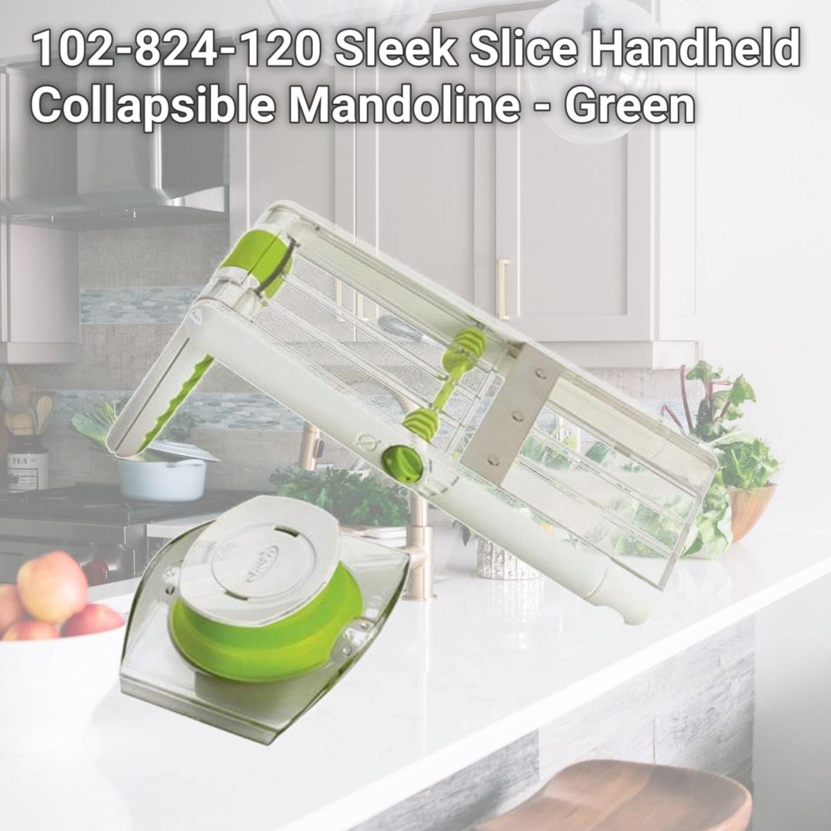 Picture of Chef n 102-824-120 Sleek Slice Handheld Collapsible Mandoline - Green