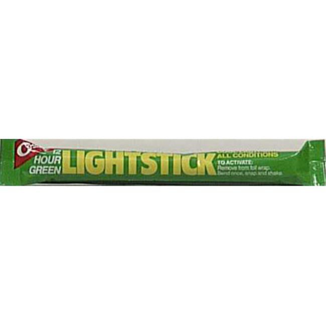 8063208 Cos Safety Snaplight Lightsticks - Green- Pack Of 50