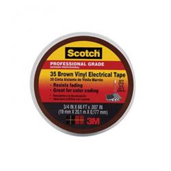 3311610 35 .75 X 66 In. Scotch Electronic Tape Brown- Pack Of 5