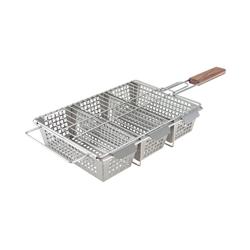 8459349 Grill Basket 3compart Stainless Steel