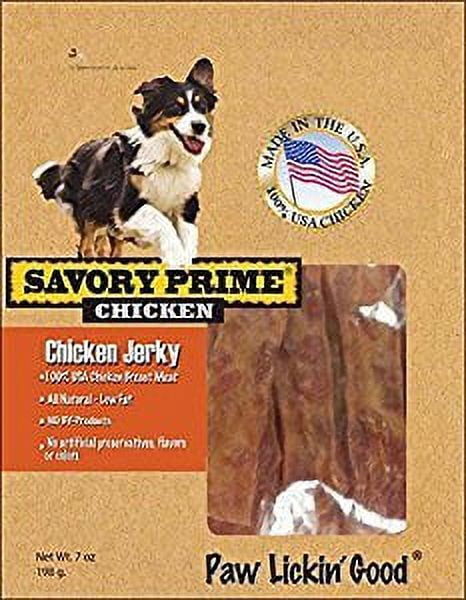 S & M Professionals 8489494 7 Oz Chicken Jerky All Natural Low Fat Dog Chew Treats
