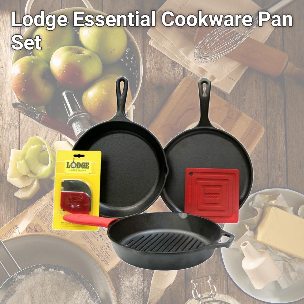 Picture of Lodge Manufacturing 6326185 Lodge Essential Cookware Pan Set