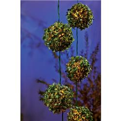 9324732 Led Topiary Ball Light Set Clear - 5 Count