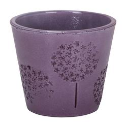 7506785 5.25 In. Ceramic Tapered Planter - Mulberry- Pack Of 6