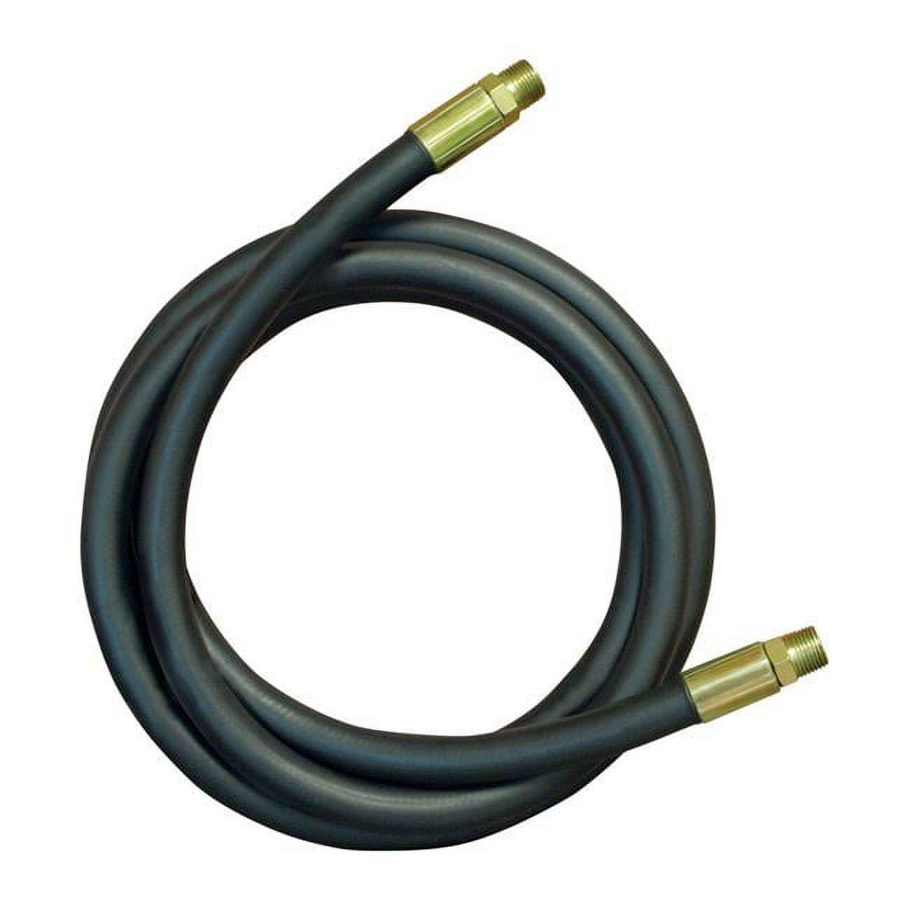 48 In. X 0.5 In. Dia. Universal 2-wire Hydraulic Hose - Black Rubber