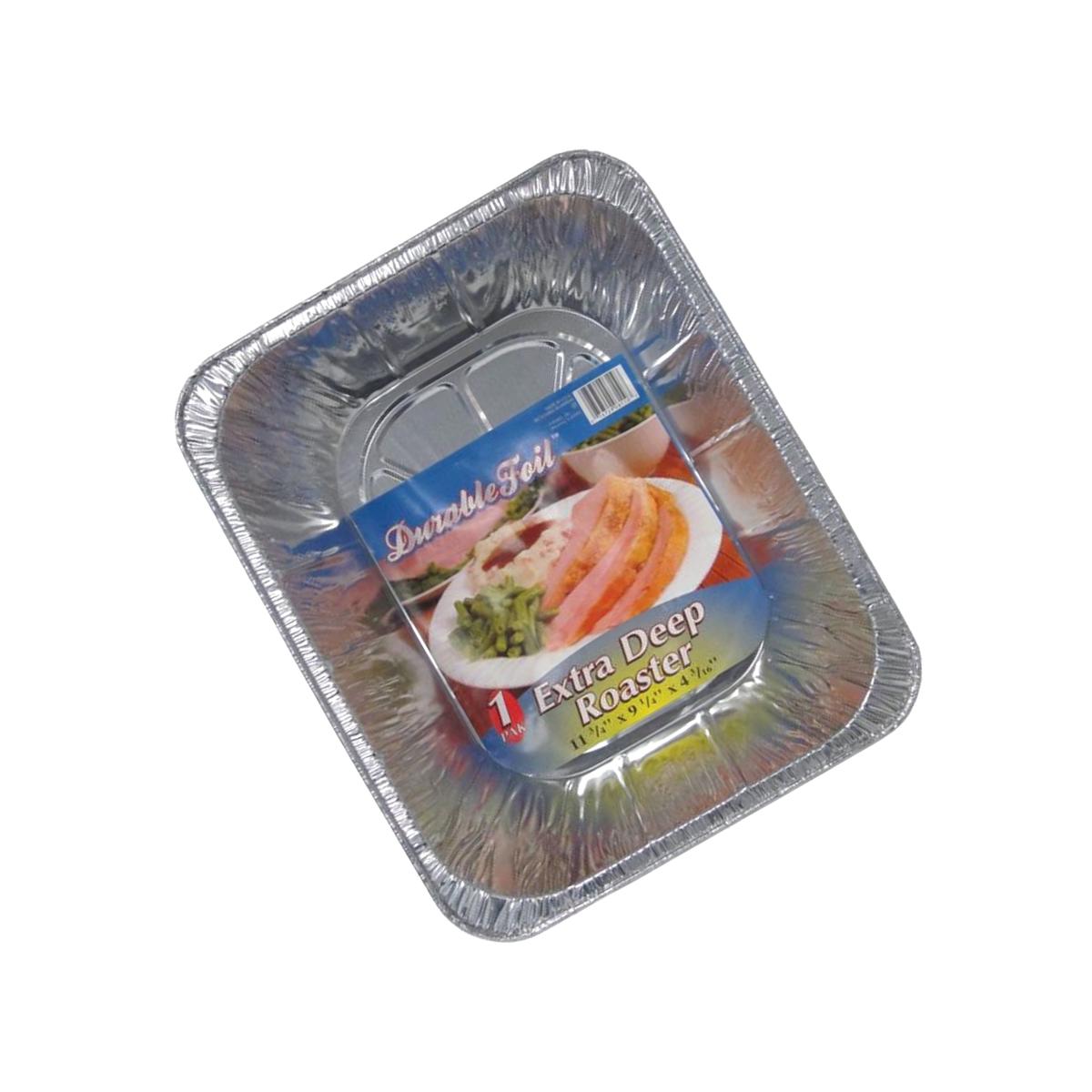 Picture of Home Plus 6391965 9.25 x 11.75 in. Durable Foil Deep Roaster  Silver - pack of 12