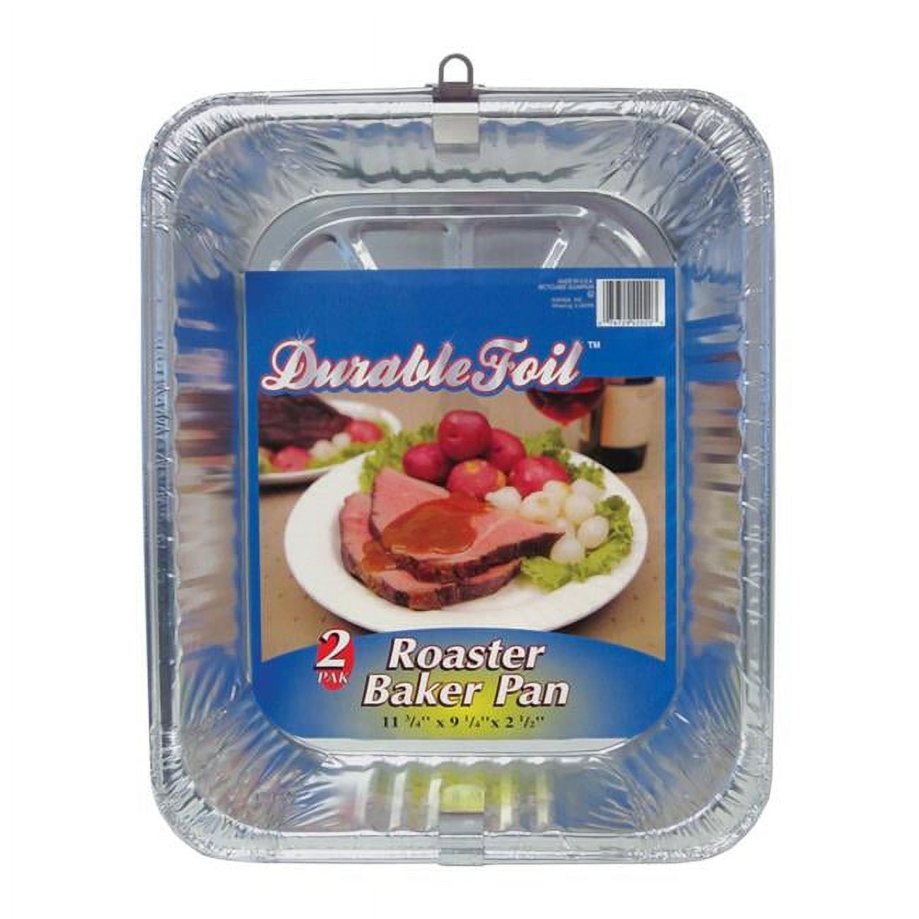 6391981 9.25 X 11.75 In. Durable Foil Roaster Pan - Silver- Pack Of 12