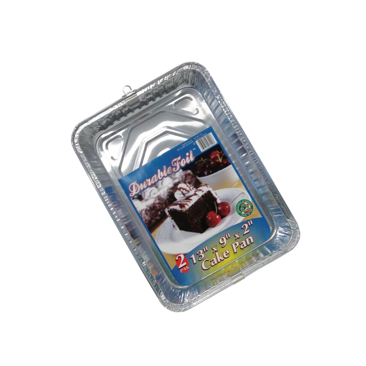 Picture of Home Plus 6392070 9 x 13 in. Durable Foil Cake Pan - Silver- pack of 12