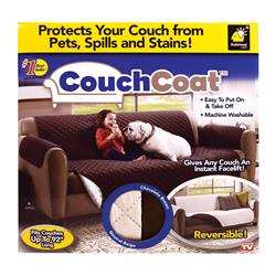 Telebrands 6393524 As Seen On Tv Microfiber Couch Coat Cover
