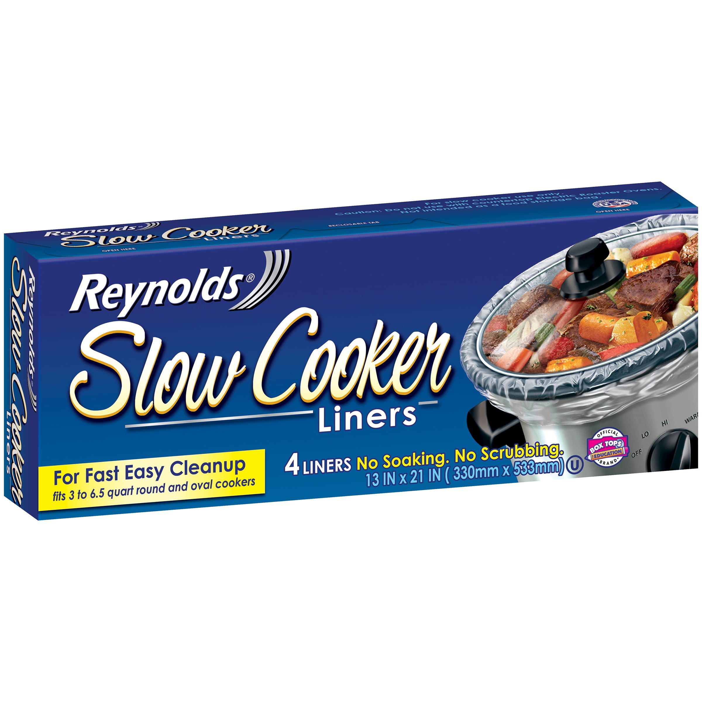 Reynolds 6135883 3-6.5 Qt Slow Cooker Liners 13 X 21 In.