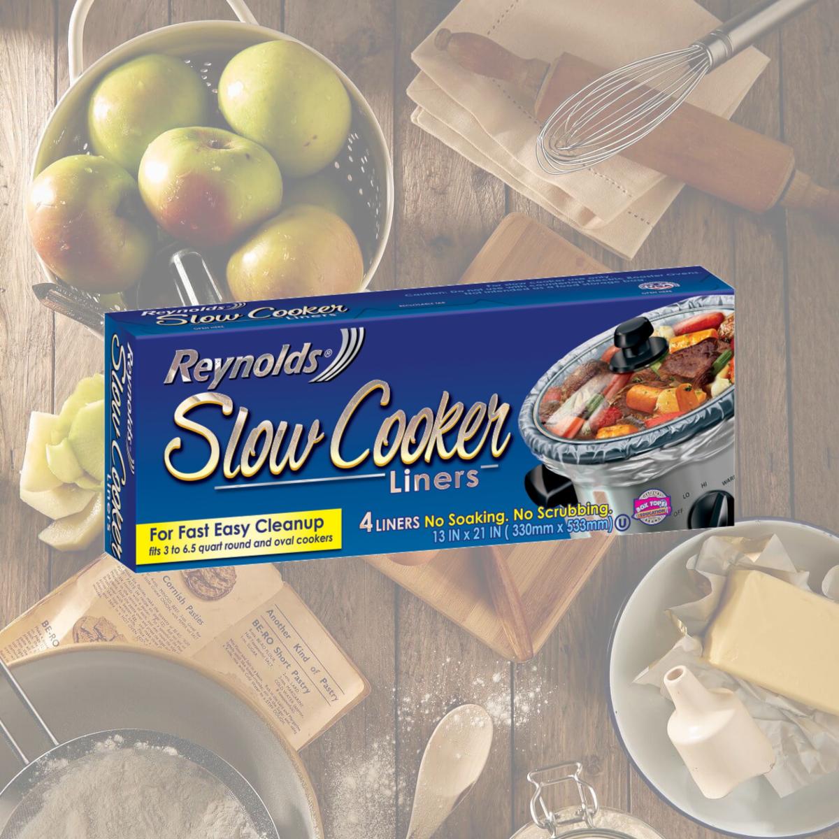 Picture of Reynolds 6135883 3-6.5 qt Slow Cooker Liners  13 x 21 in.
