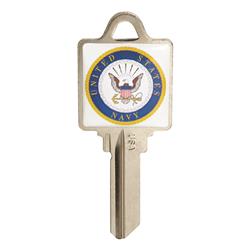 Hy-ko 5732086 Sc1 Single Sided Navy Key Blank For House - Pack Of 5