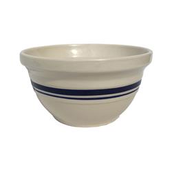 6505044 12 In. Dominion Ceramic Mixing Bowl Blue & White - Pack Of 4