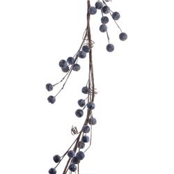 9449687 0.43 X 3.5 Ft. Berry Garland Christmas Decoration Blue Polyfoam- Pack Of 8