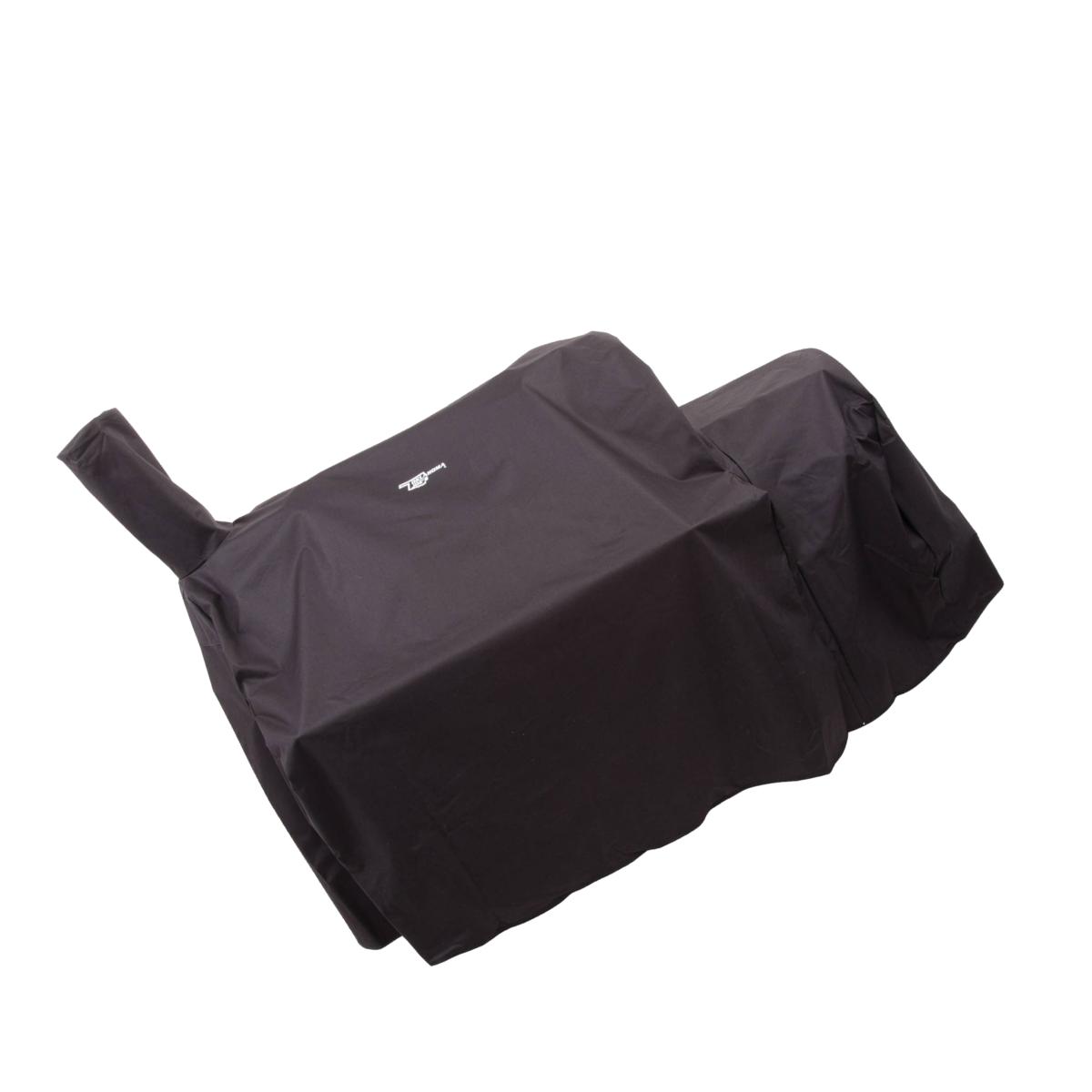 Picture of Char-Broil 8694010 33.5 x 58.5 x 38 in. Black Grill Cover for Oklahoma Joes Highland Offset Smoker