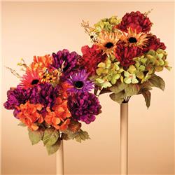 UPC 687293047020 product image for Gerson 9438565 19.5 in. Assorted Flowers Bouquet Fall Decoration Multicolored -  | upcitemdb.com