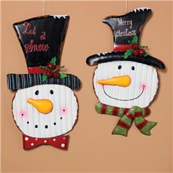 UPC 687293258167 product image for Gerson 9435967 22.5 x 13.5 x 1.25 in. Snowman Christmas Decoration Multicolored  | upcitemdb.com