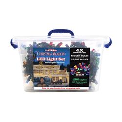 9466434 85 Ft. Project Pack Led Concave 8 Mm Christmas Lights Multicolored - 400 Lights