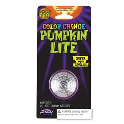 9470972 7.68 X 3.75 X 1 In. Color Change Pumpkin Light Pumpkin Accessory Multicolored - Pack Of 24