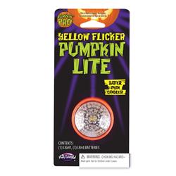 9471087 7.68 X 3.75 X 1 In. Pumpkin Flicker Light Pumpkin Accessory Yellow - Pack Of 24