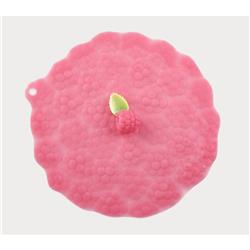 6406730 Raspberry Lid Silicone Red