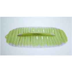 6406714 Asparagus Square Lid Silicone Green