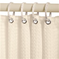 4784690 72 X 70 In. Taupe Waffle Shower Curtain Liner