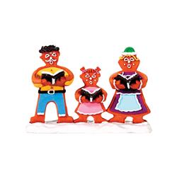 2.25 X 3.18 X 1 In. Gingerbread Carolers Porcelain Village Accessory Multicolored - Resin