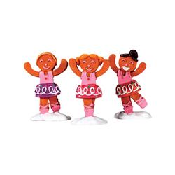 1.77 X 3.15 X 0.59 In. Dancing Sugar Plum Girls Porcelain Village Accessory Multicolored - Resin