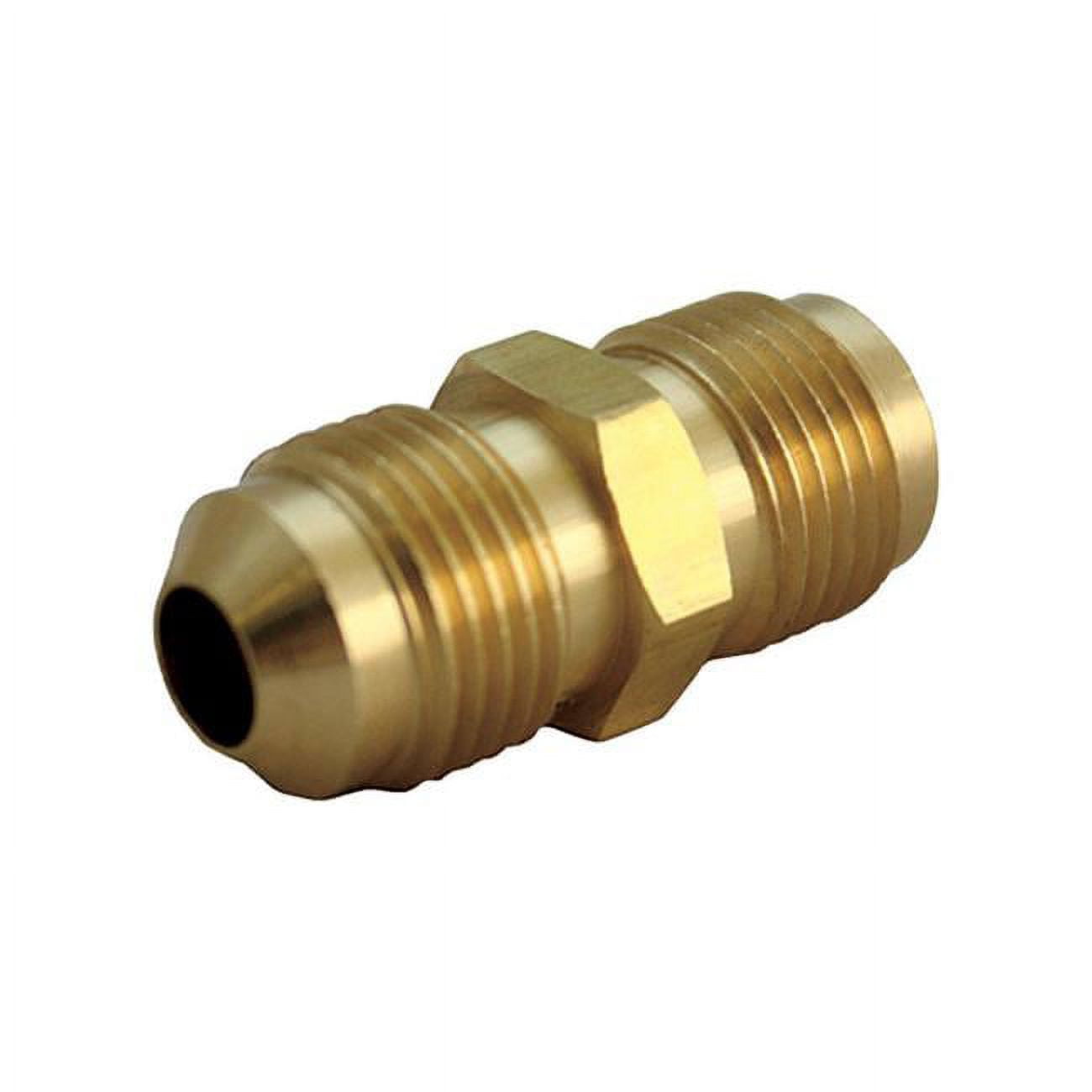 0.37 X 0.37 In. Dia. Flare To Flare To Union Yellow Brass Space Heater Union- Pack Of 5