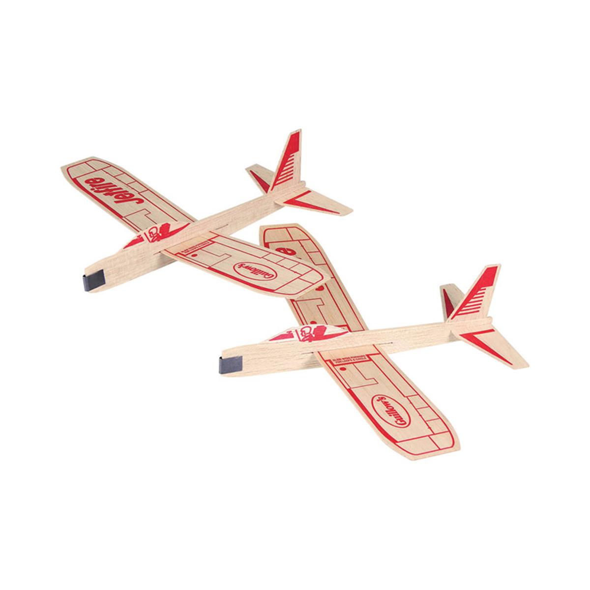 9462789 Jetfire Glider Plane Natural Balsa Wood- Pack Of 18