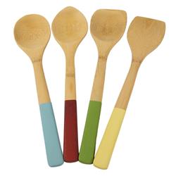 Kitchen Utensils Bamboo Natural & Asstorted Color
