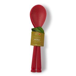 6417166 Serving Spoons Poly-flax & Red