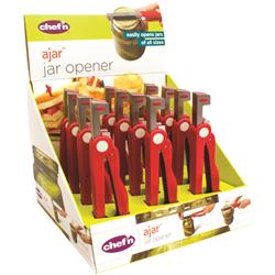 6406623 Ajar Jar Opener Plastic Red - Pack Of 12