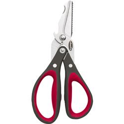 6406672 Freshforce Utility Scissors Stainless Steel - Gray & Red