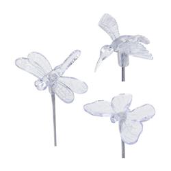 8523854 Plastic Clear Outdoor Solar Decor- Pack Of 12