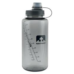 Nathan 6504005 34 Oz Gray Plastic Bigshot Water Bottle Bpa Free