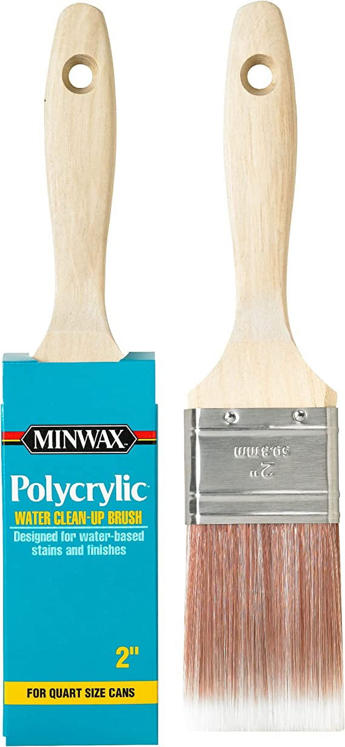 1624253 2 In. Polycrylic Flat Nylon Polyester Paint Brush