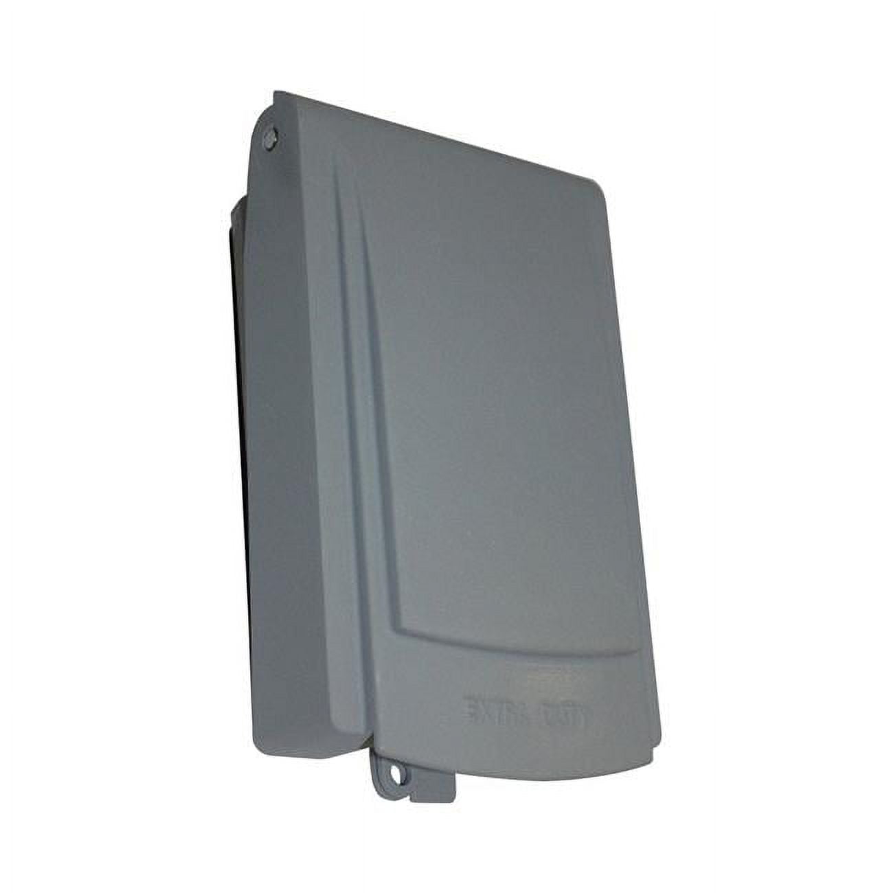 3549789 Slimline Rectangle Plastic 1 Gang In-use Cover For Protection From Weather Gray