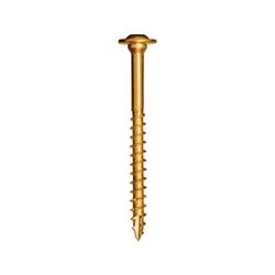 2.5 In. Star Self Tapping Yellow Zinc Construction Screws