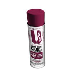 1682178 17 Oz Ncaa Matte Spray Paint, Aggie Maroon - Pack Of 6