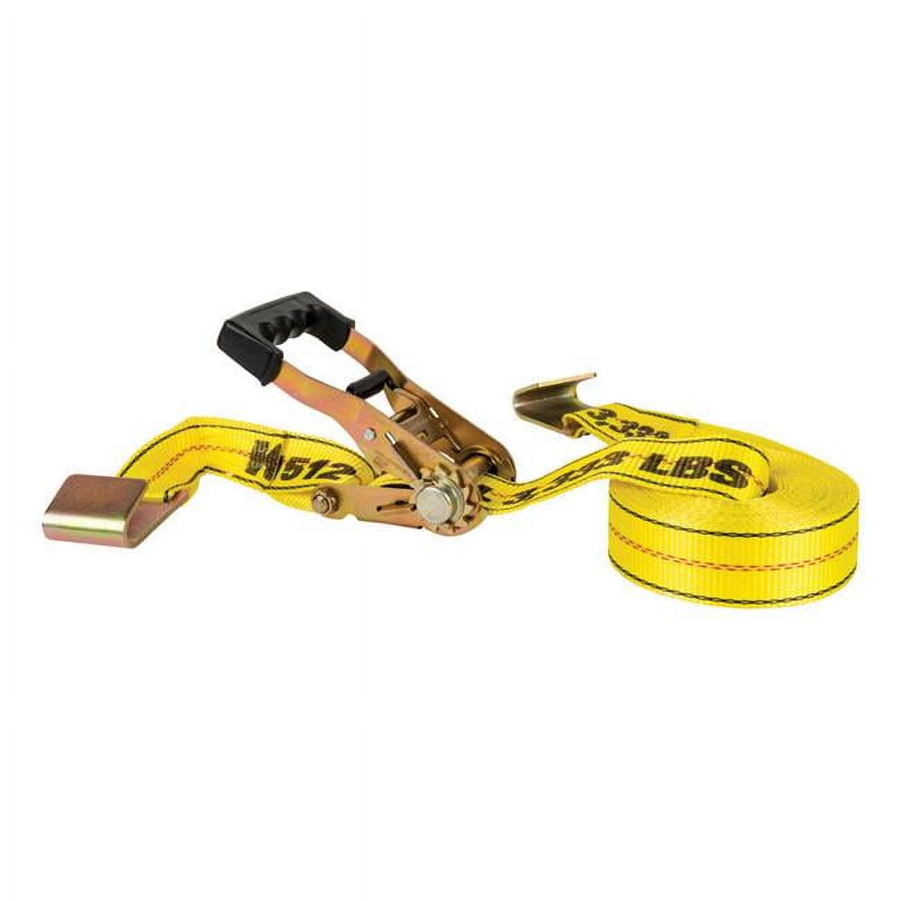8872764 1000 Lbs Cargo Strap, Yellow - Pack Of 4