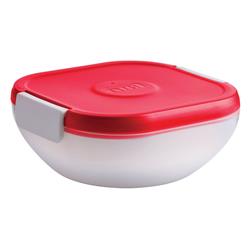 6510457 27 Oz Food Container Salad On The Go, White