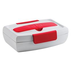 6510622 34 Oz Food To Go Container, Red