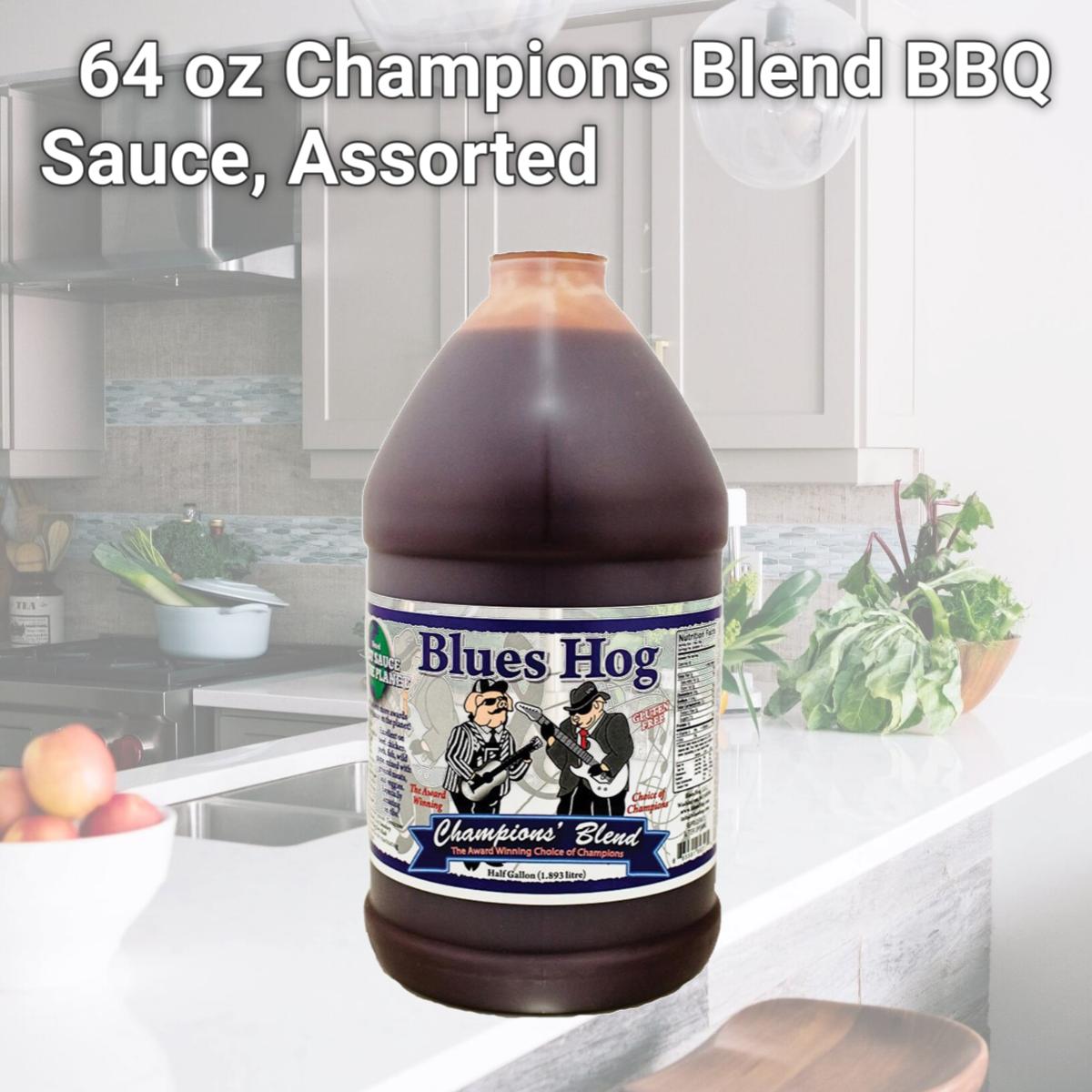 Picture of Blues Hog 8005113 64 oz Champions Blend BBQ Sauce, Assorted