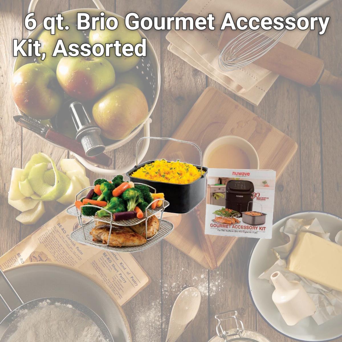 Picture of Nuwave 6564678 6 qt. Brio Gourmet Accessory Kit, Assorted